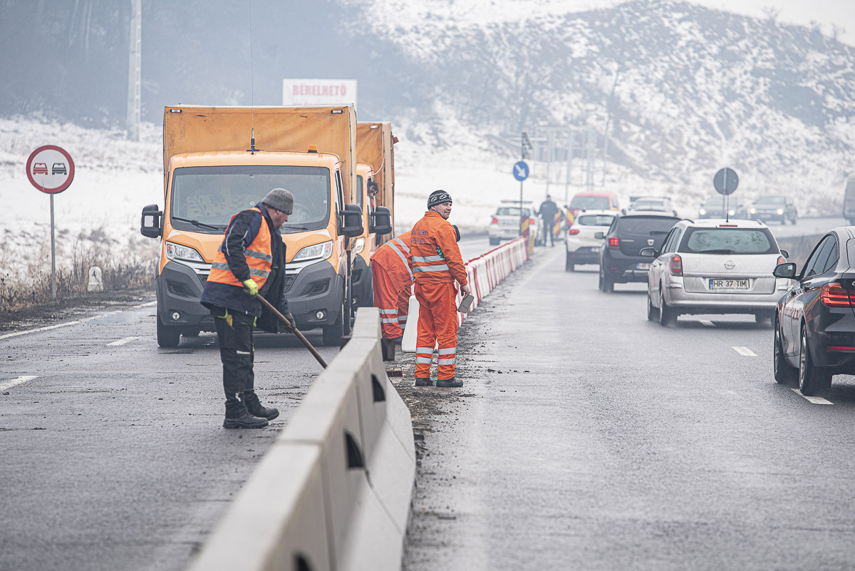 Felszedték a betonelválasztót